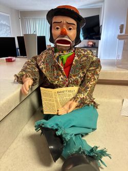 Emmett Kelly Clown Ventriloquist Doll