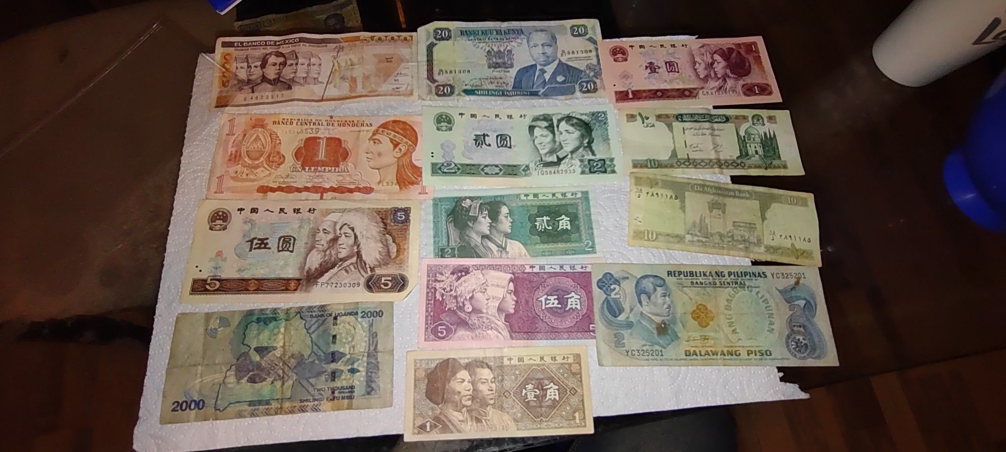 Lots Different Word Banknote Paper Money Collection