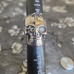 Spades Skull Ring