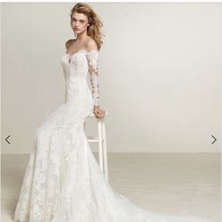 Pronovias Drilia Wedding Dress Size 12
