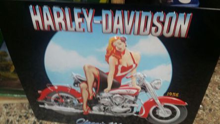 Licensed Harley Davidson sign
