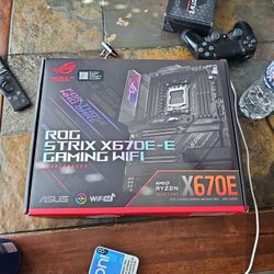 Asus Rog Strix X670E-E Gaming WiFi Motherboard.