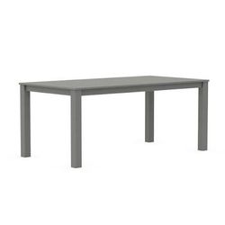 Gray Rectangular Dining Table and Chairs