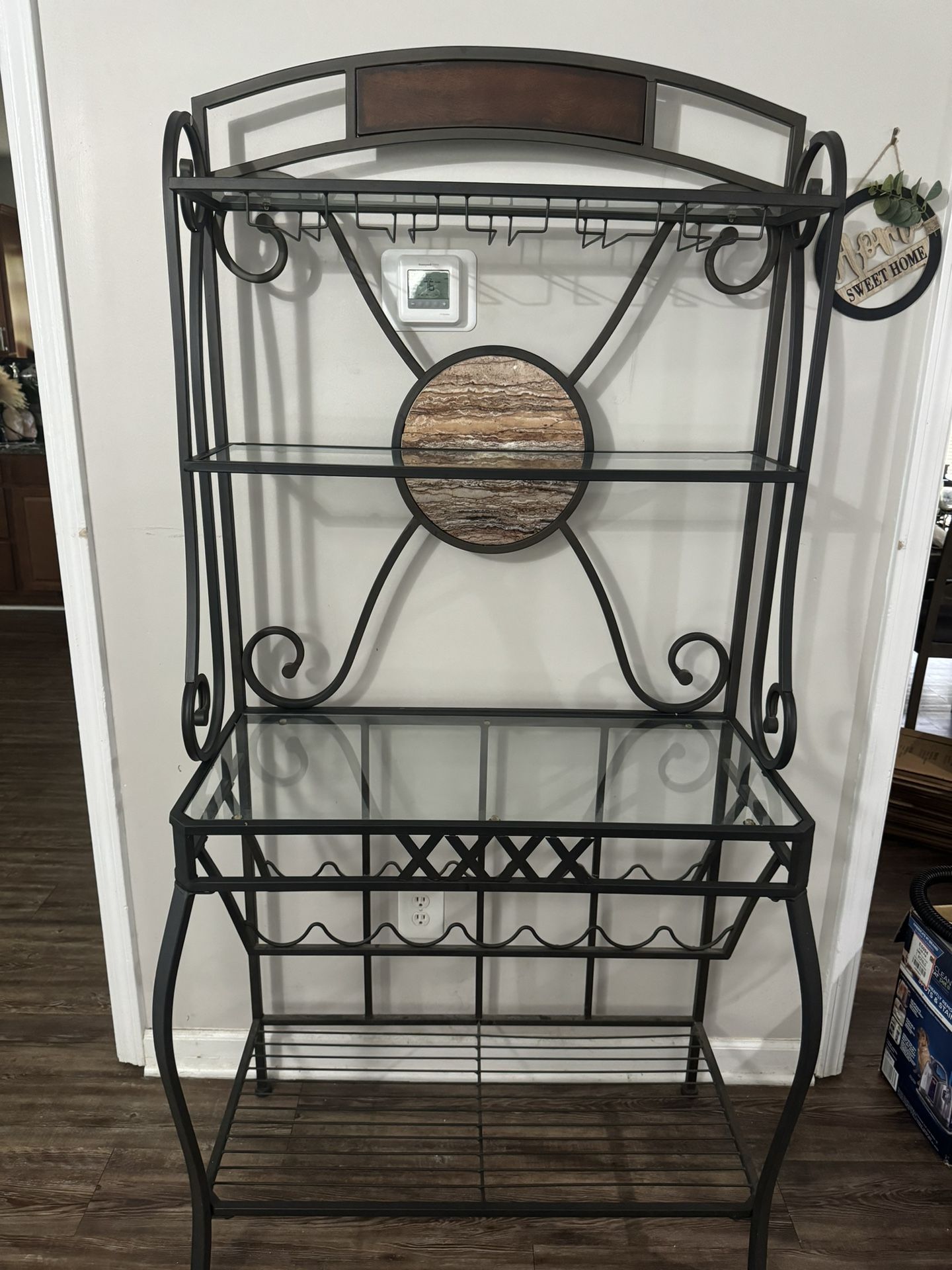 Metal and Glass Bar