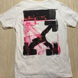 OFF-WHITE Acrylic Arrows Large T-Shirt White