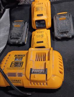 DeWalt battery and charger