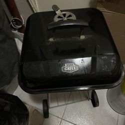 Expert  Charcoal Grill with Wheels and Free Two Bags Wood  Charcoal 
