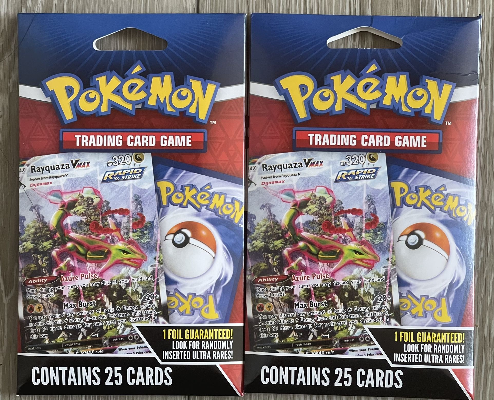 Pokemon Blister 2 Packs With 25 Cards each, 1 Foil Guaranteed Per pack 