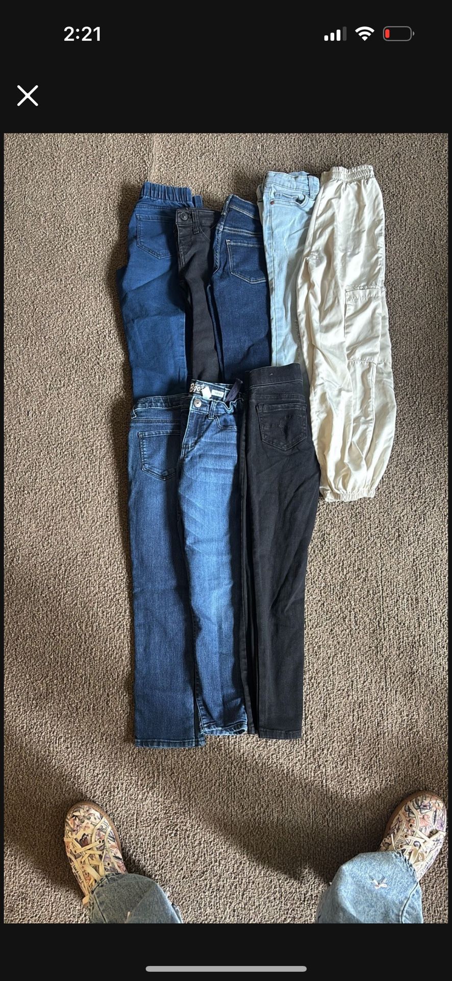 Girl Jeans Sizes 6-8