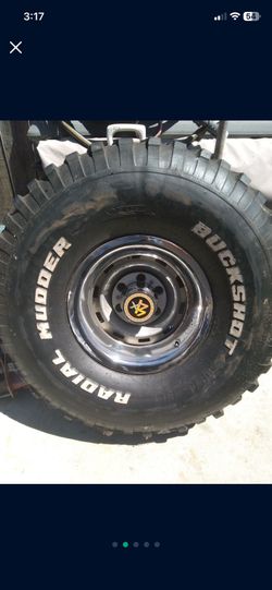 Chevy K5 Blazer Rally Wheels With Buckshot Mud tires Tires