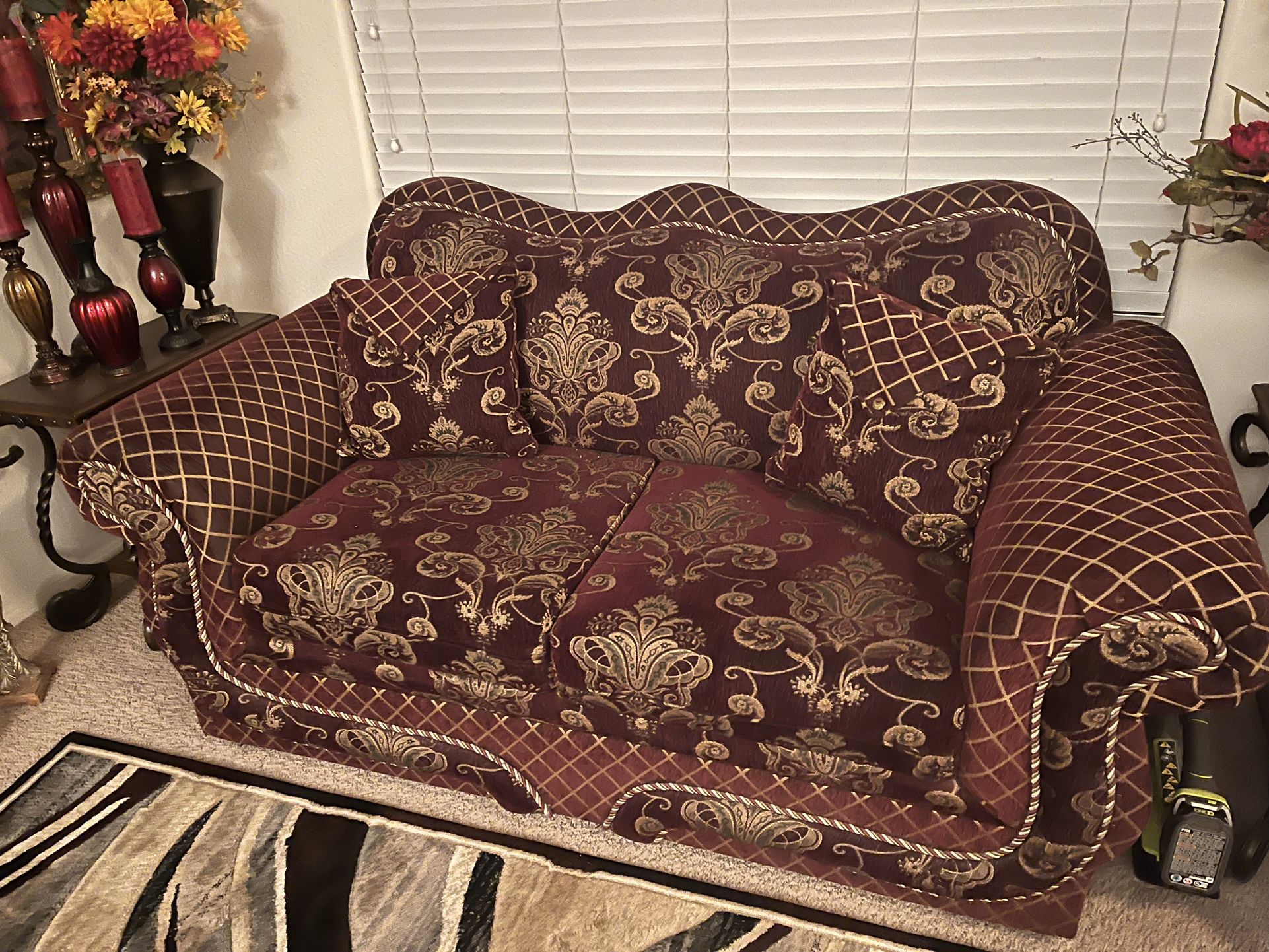 Beautiful Couch And Love Seat