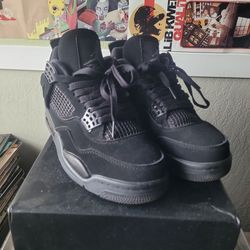 Jordan 4 Retro Blackcats 7 Mens
