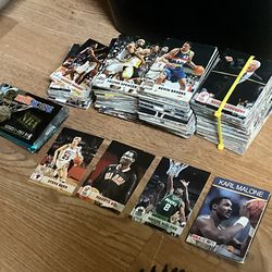 Approx 600 NBA HOOPS basketball collector trading cards. Series 1-2  1990’s  VINTAGE