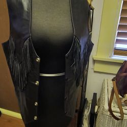 Medium Leather Vest And More Women's Clothing Sold Separately