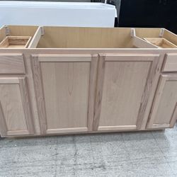 Unfinished Kitchen Cabinets