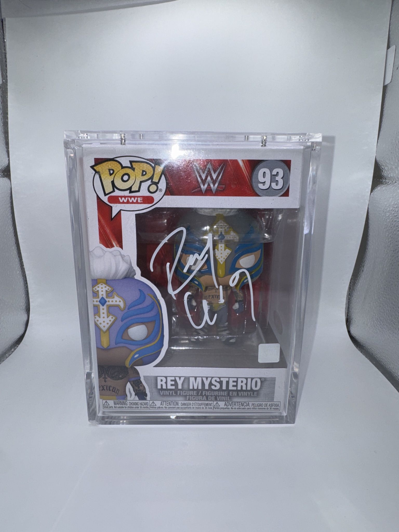 Signed Rey Mysterio Funko Pop β PSA Certified β WWE Legend! ποΈπ₯