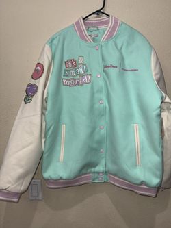 New! Disney x Stoney Clover Lane It's a small world varsity jacket
