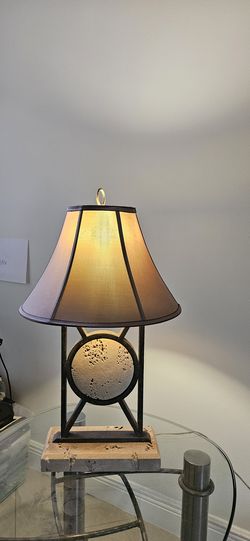 Two table top lamps