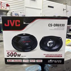 Car Speaker Jvc 3-way 500w Altavoz Bocina Corneta De Carro Cs-dr6930 (pair)