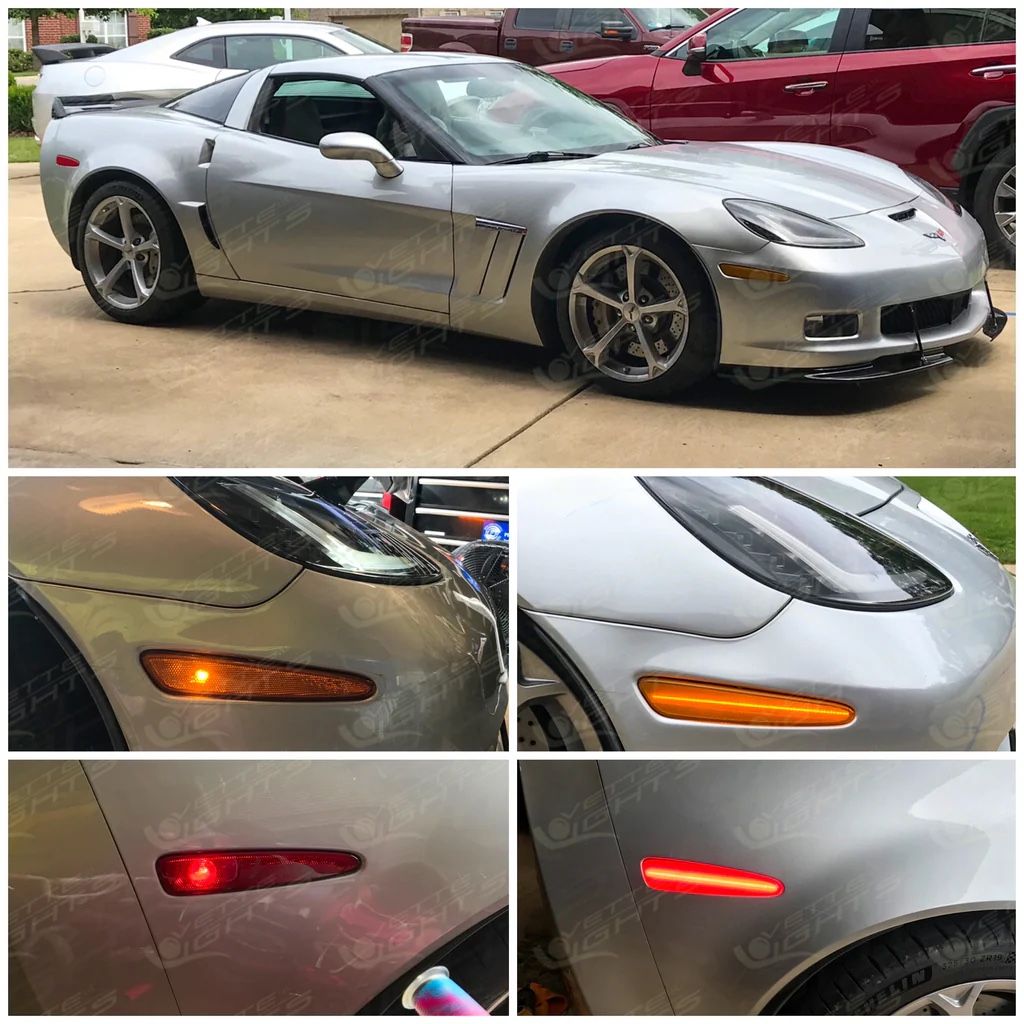 Vette Lights Amber/Red Side Markers