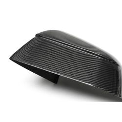Brand New 2025-2026 Tesla Model Y JUNIPER Real Carbon Fiber Car Side Mirror Add On Cover Caps