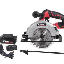New - Hyper Tough AQ80031G 20V 6.5" (165mm) Cordless Circular Saw