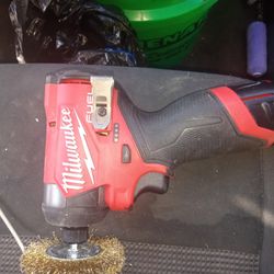 Milwaukee Fuel Impact Drill With 2 Battery's No Charger 