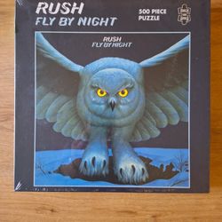 RUSH - FLY BY NIGHT - 500 PIECE PUZZLE  - SEALED IN BOX