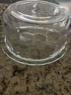 Glass Pie Dish with Top
