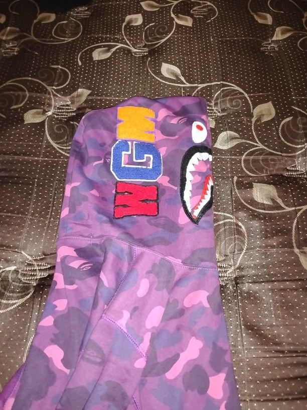 Purple Bape Hoodie