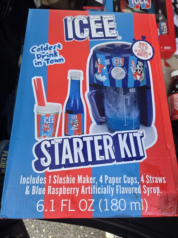 Icee Slushie Starter Kit And Accessories