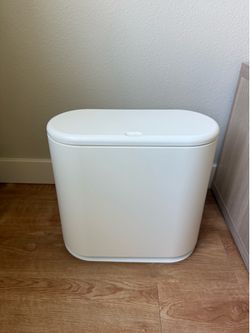 Tap-to-Open Slim Trash Can