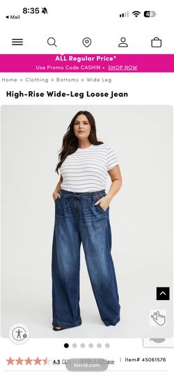 Torrid High Waisted Jeans Size 18
