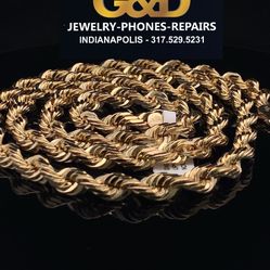 10K Gold Rope Chain