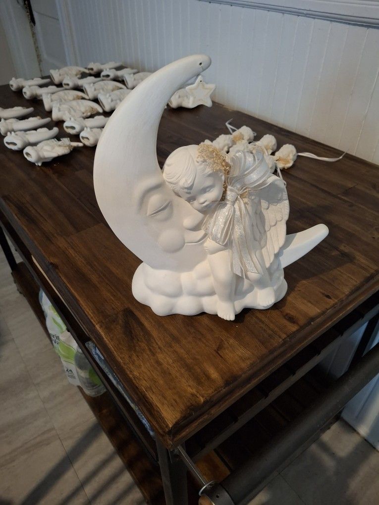 Angel And Moon