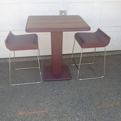 TABLE AND  TWO CHAIRS 