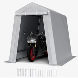 VEVOR Outdoor Storage Shed, 6 × 8 ft