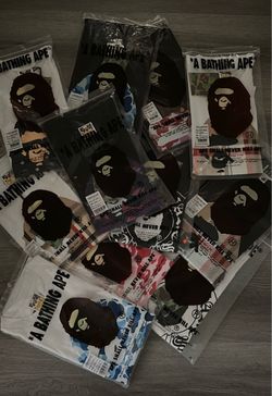 BAPE SHIRTS LIMITED AVAILABLE , SIZE Small-Medium ONLY CHECK PFP FOR DIRECT SIZES FOR SHIRTS