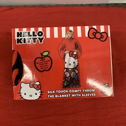 Hello Kitty Blanket With Sleeves