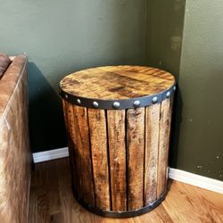 Barrel Side Table