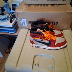 Off-white Jordan 1's