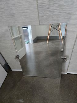 Modern Rectangular Frameless Wall Mirror