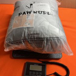 🔥👀Paw Roll Dog Sofa Calming Bed Dark Gray 