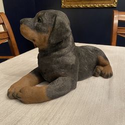 Sandicast Rottweiler Dog Figurine