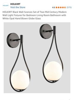 Wall Light Fixture Scone Pair