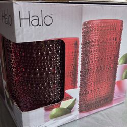 Red Glass Cups