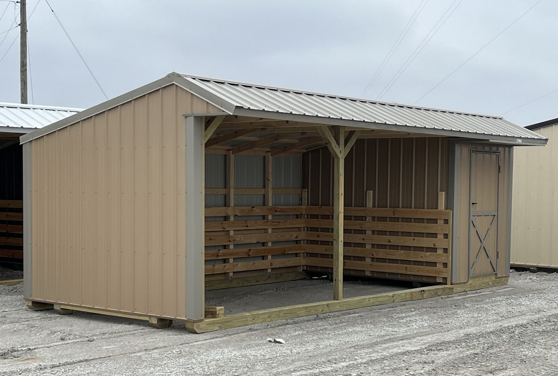 10ft.x24ft. Runin Shed With Tackroom Horse Barn FOR SALE for Sale in Flower Mound, TX OfferUp