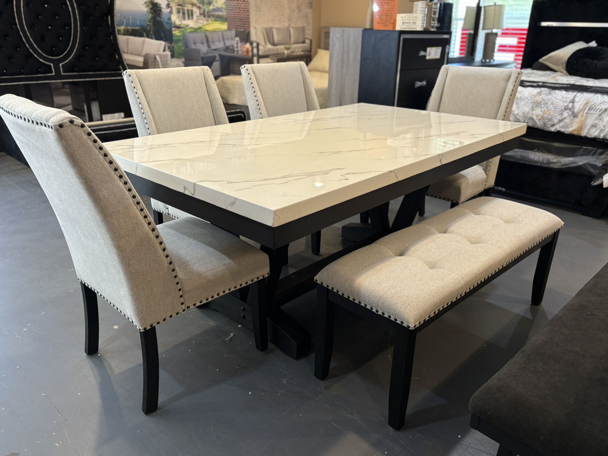 New 6pc Dining Table Set 
