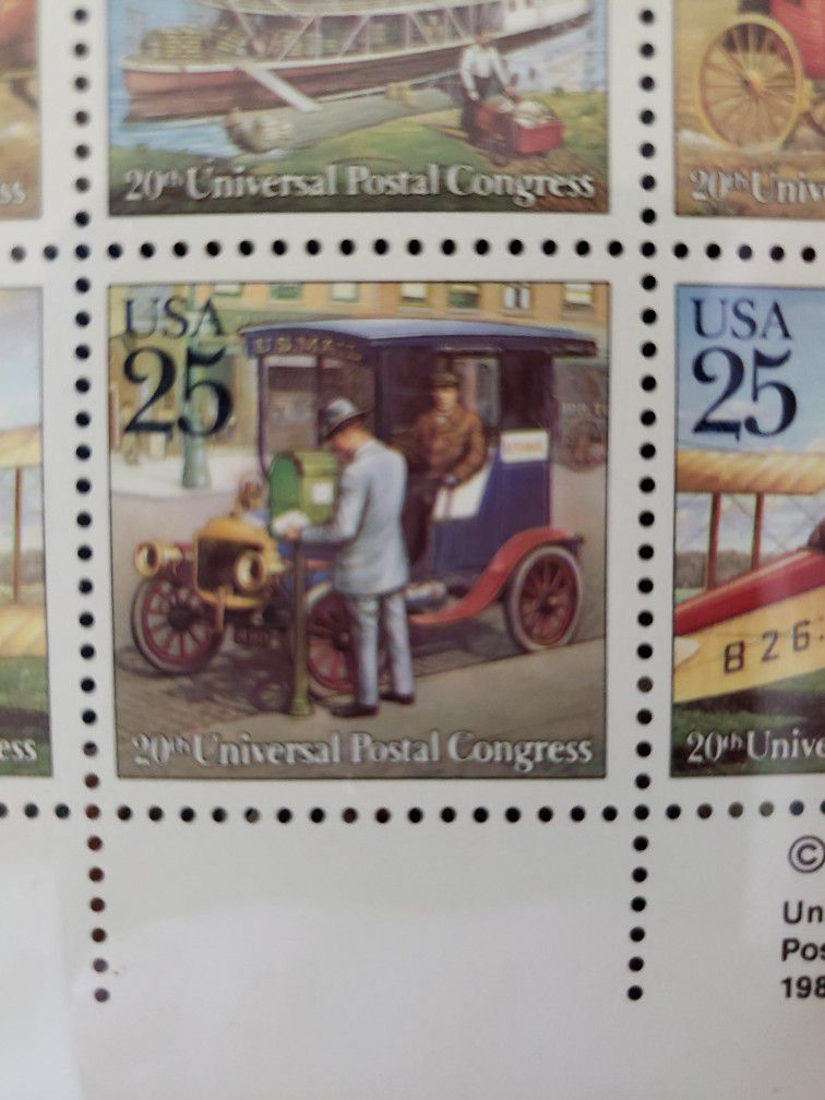 US Postage Stamps Transportation