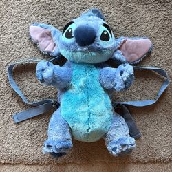 Vintage Lilo and Stitch plush backpack